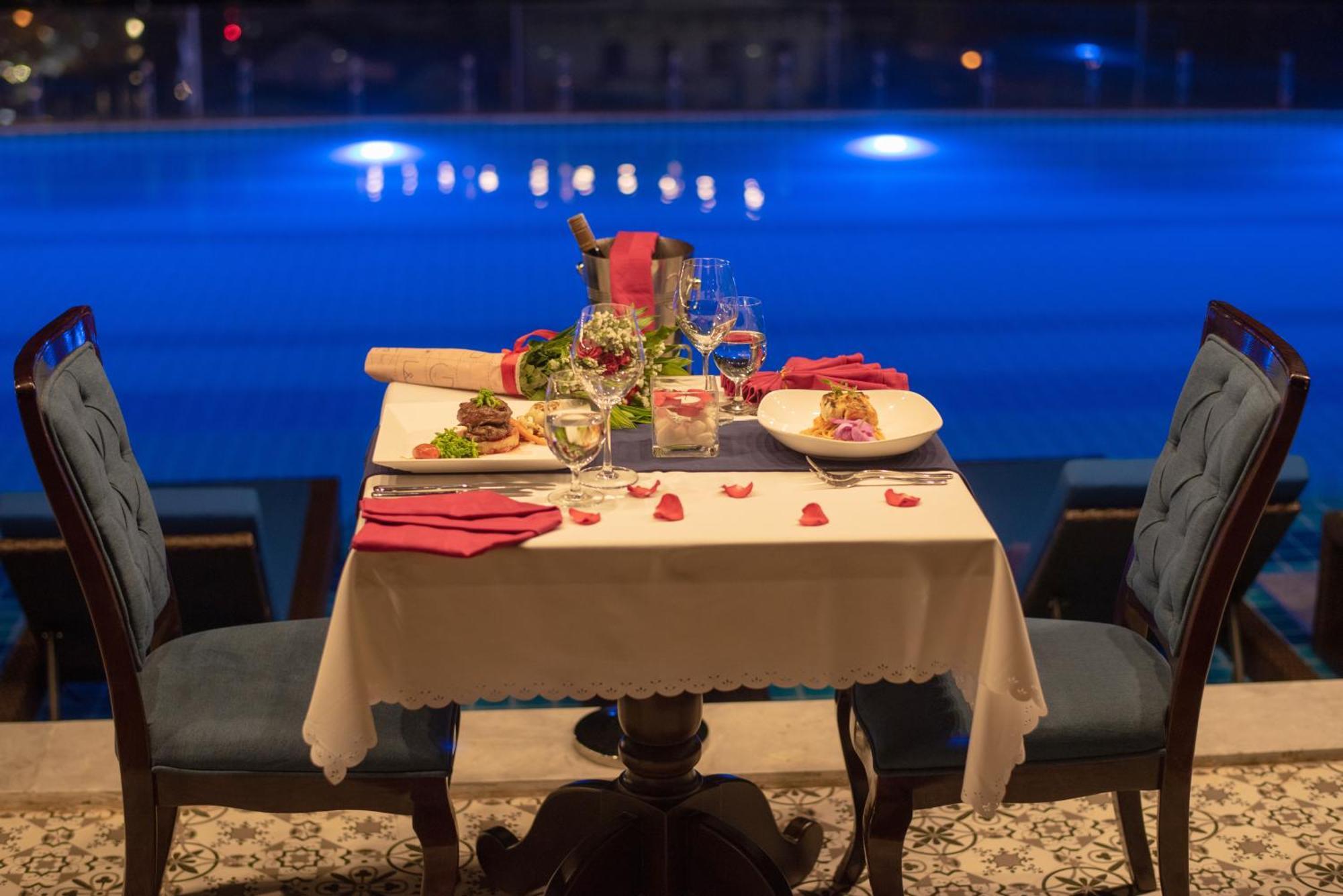 Qualia De Hotel Hoi An - Rooftop Bar City View ภายนอก รูปภาพ