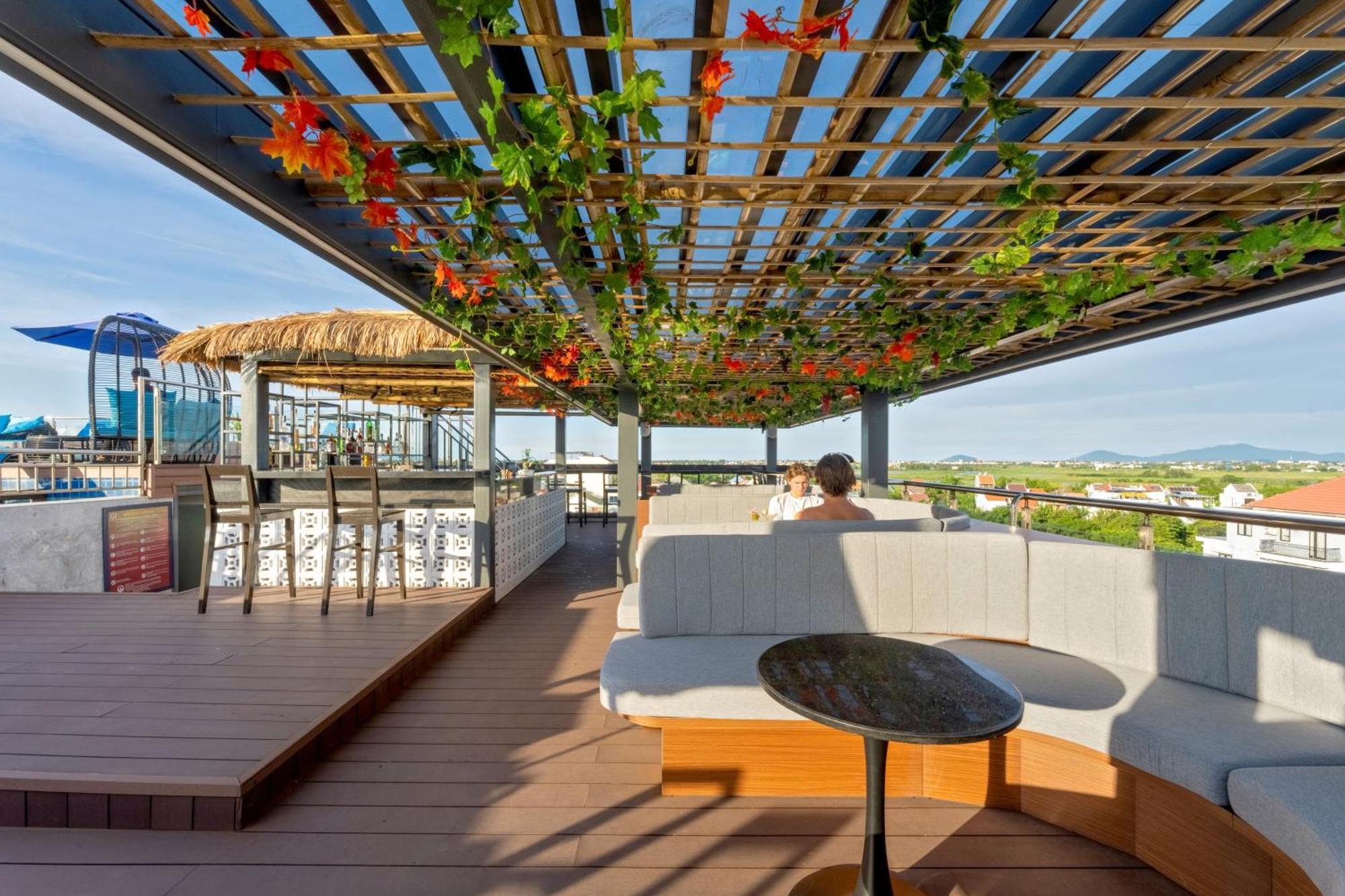 Qualia De Hotel Hoi An - Rooftop Bar City View ภายนอก รูปภาพ
